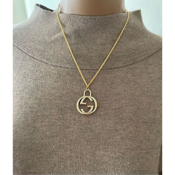 Gucci GG Medium Logo Necklace - Picture 1 of 2